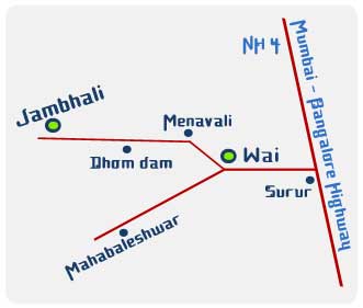 location map for mansoon trip